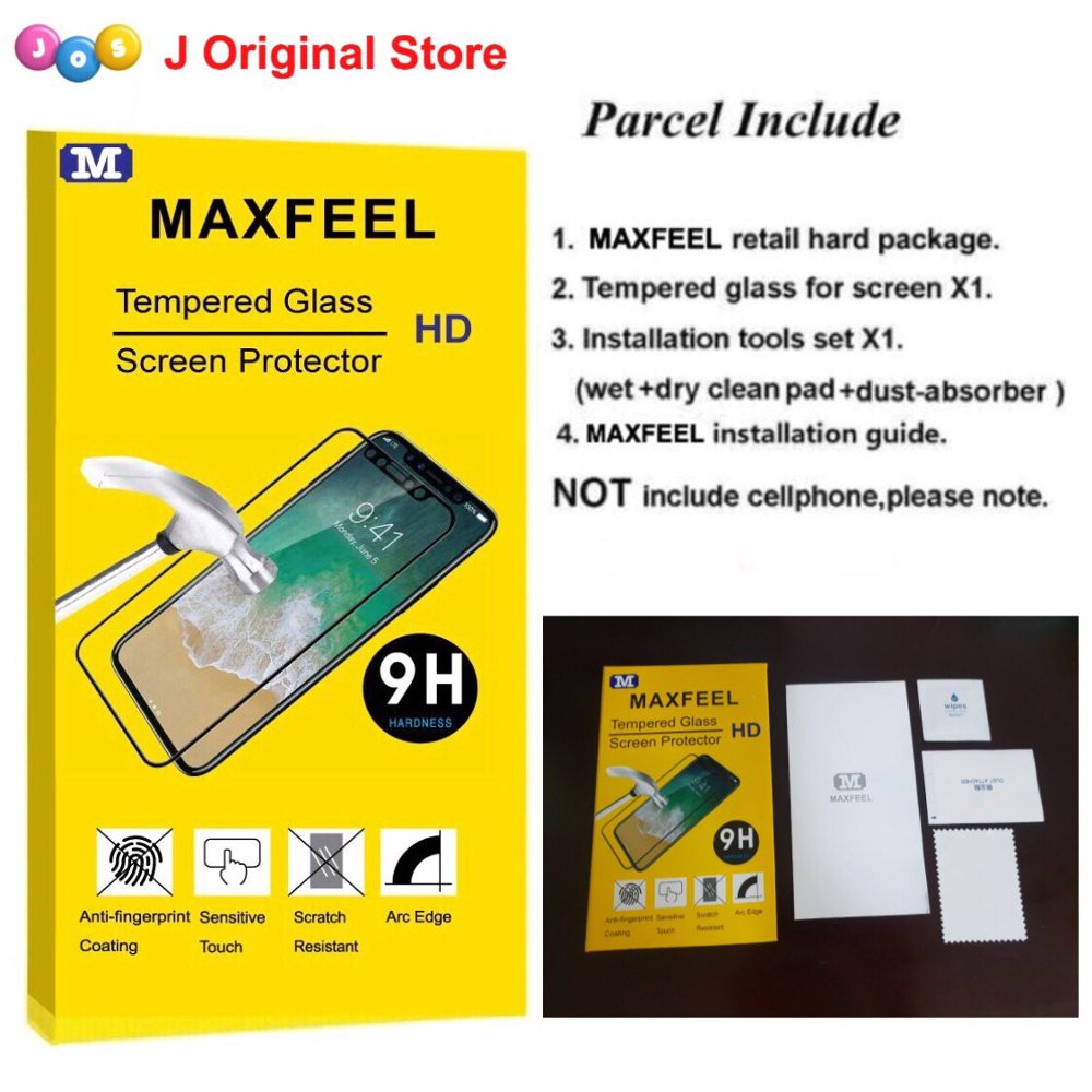 PREMIUM  MAXFEEL Tempered Glass 3D Edge Sony Xperia XA2 Ultra XA2 Ultra Dual  BEST SELLER