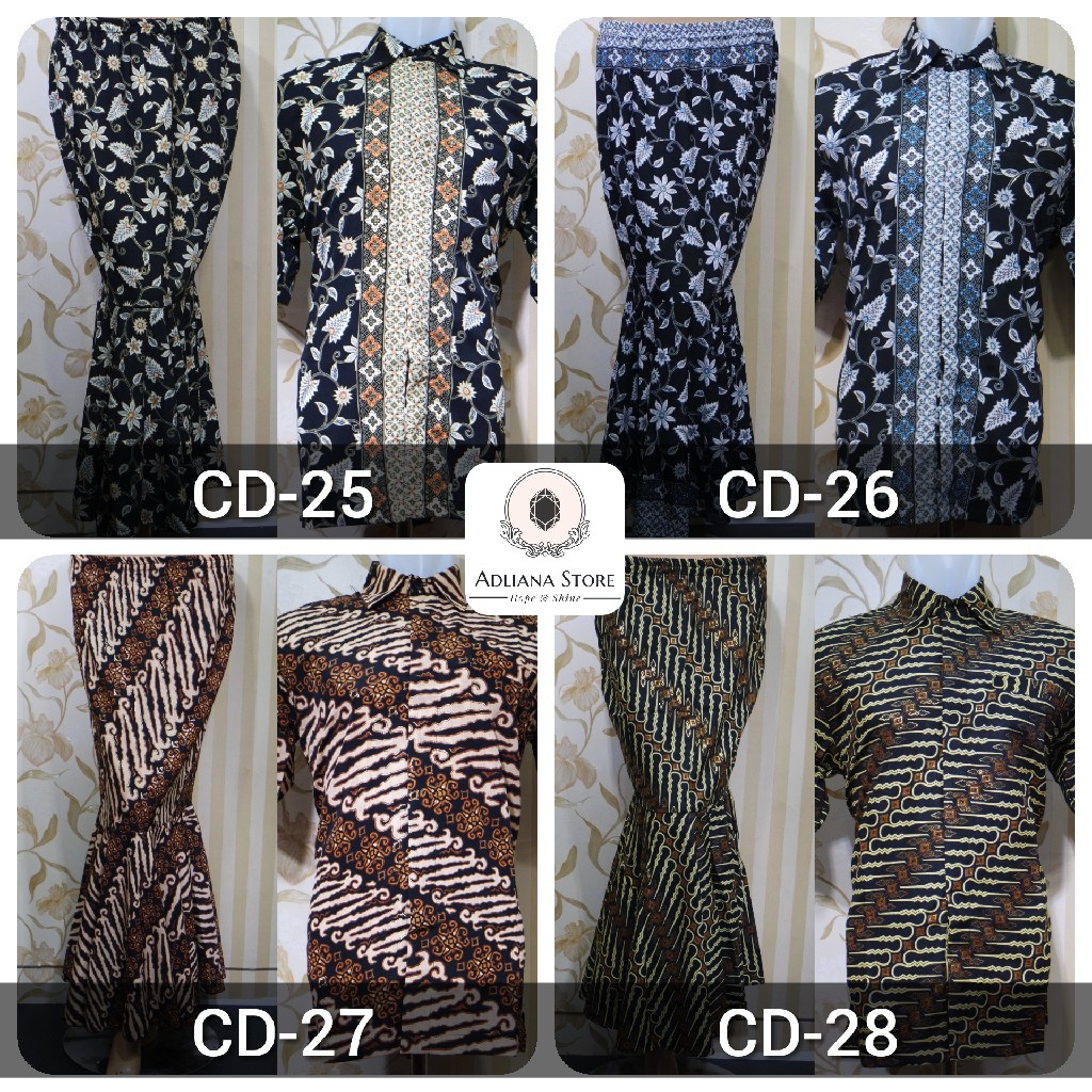 (COD) Rok Duyung dan Kemeja Batik / Couple Duyung / Couple Batik / Batik Couple HANANIA KEBAYA COLLECTIONS