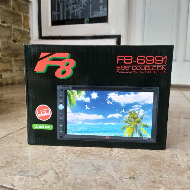 Double din F8 6991 6.95" mirrorlink Support DVD/VCD/MP4