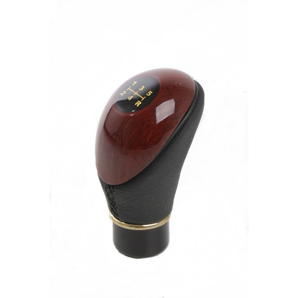 Shift Knob Universal Knop Gear Knob Kayu Type R Tuas Gigi Perseneling Transmisi Mobil Manual