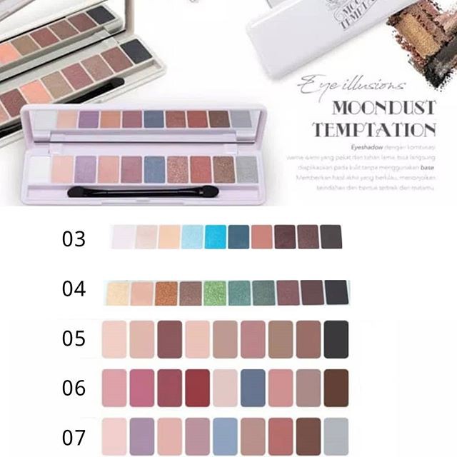 [GROSIR BPOM] Madame Gie Eyeshadow Moondust Temptation ORIGINAL