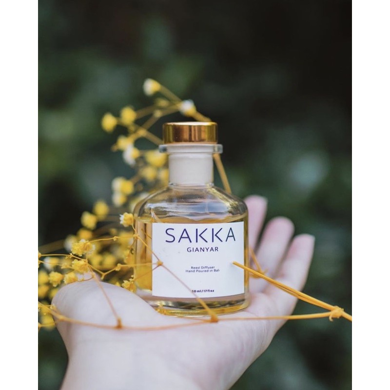 GIANYAR REED DIFFUSER SAKKA BALI-dengan bunga
