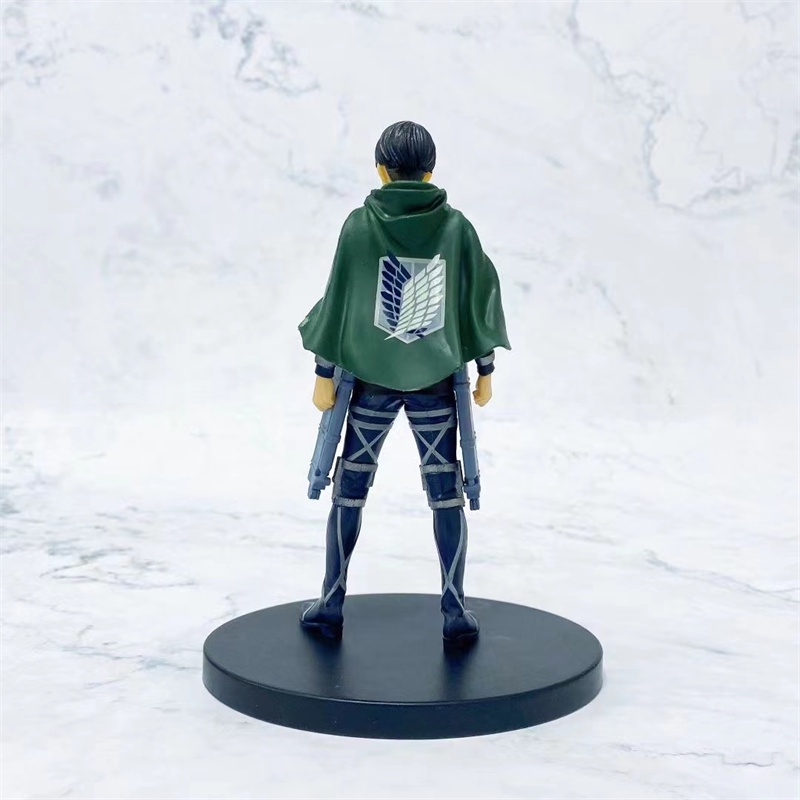 Mainan Action Figure Anime Attack on Titan The Final Season Levi Reiner Braun Bahan PVC