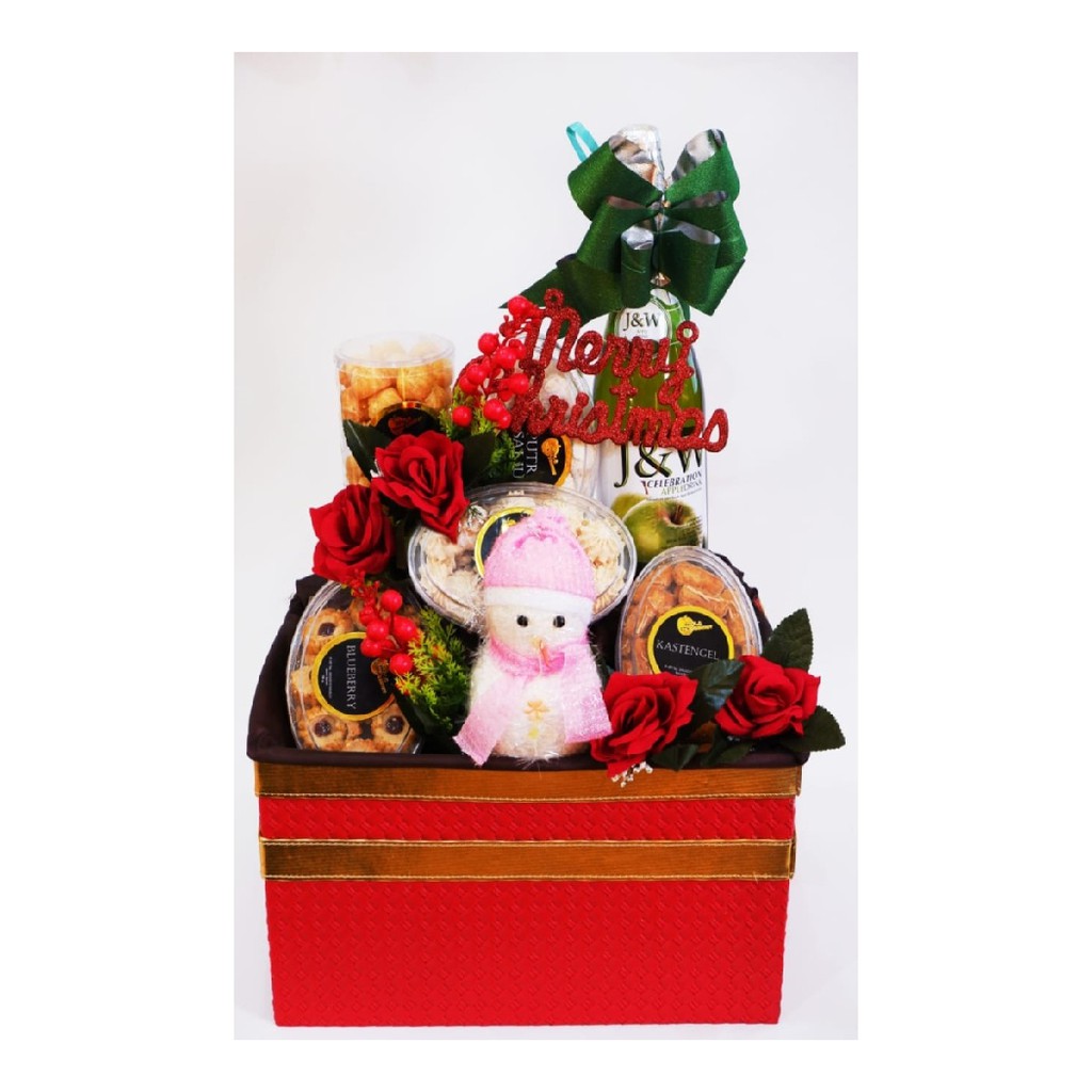 

Unik Donut Parcel Paket Bakery Hampers Limited Apple 2 Kue Natal -