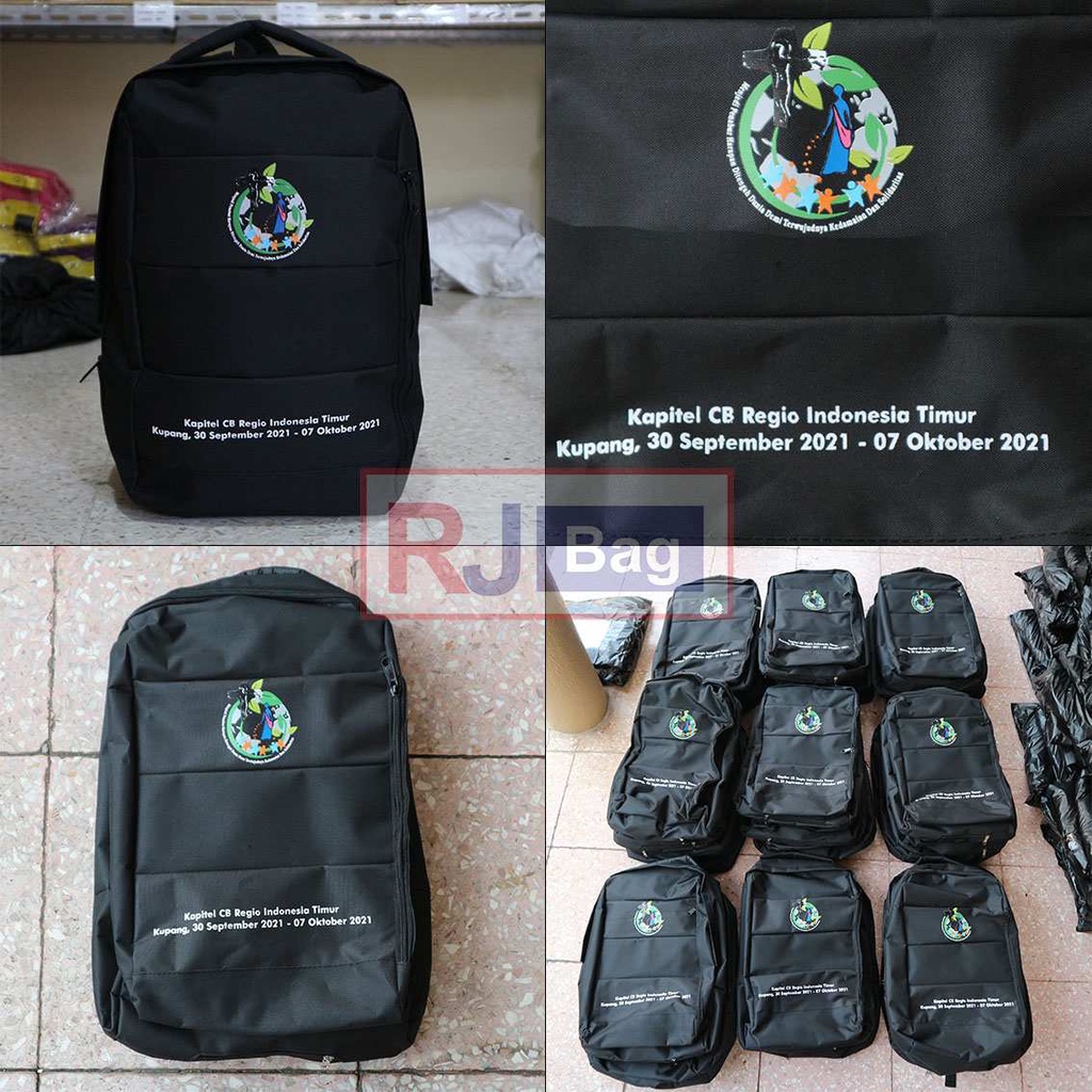 Ransel Gendong Custom Tas Gendong Pesanan Grosir Tas Polo Asus Sablon KAPITEL CB REGIO GROSIRAN Ransel Kerja Punggung Laptop