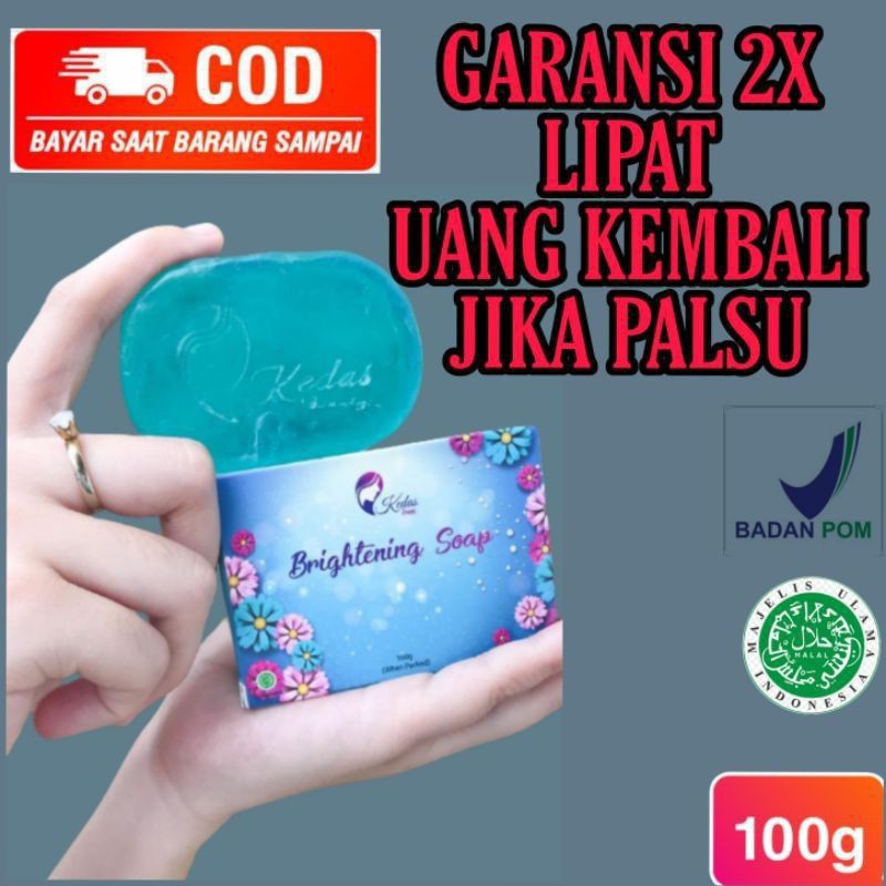 BRIGHTENING SOAP/SABUN KEDAS BEAUTY 100%ORI (COD)