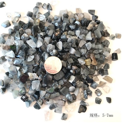 Rutilated Hair Quartz Natural Stone