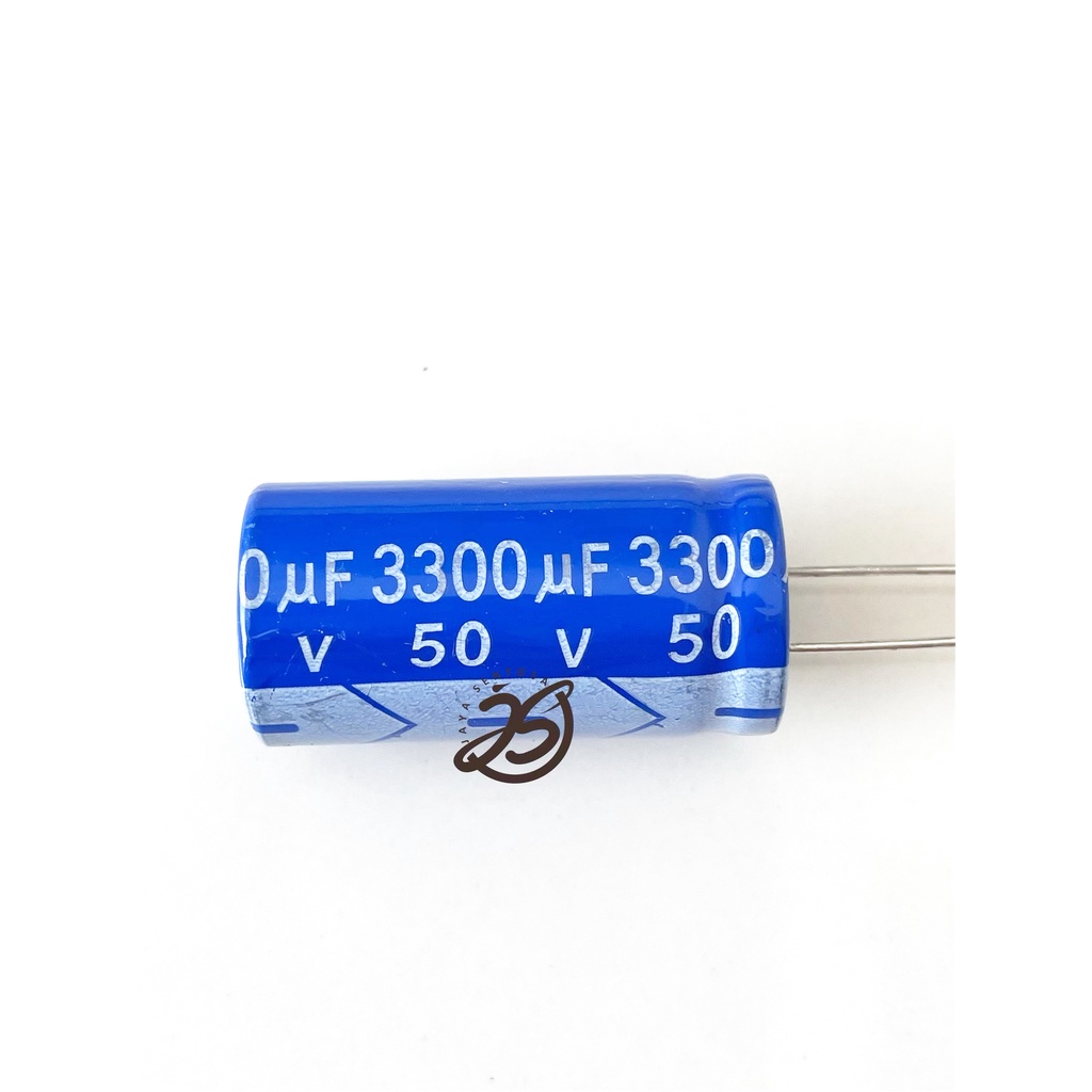 ELCO 3300UF 50V (1 BUAH) KAPASITOR CAPACITOR ELCO KAPASITOR ELKO KAPASITOR 3300 UF 50 V