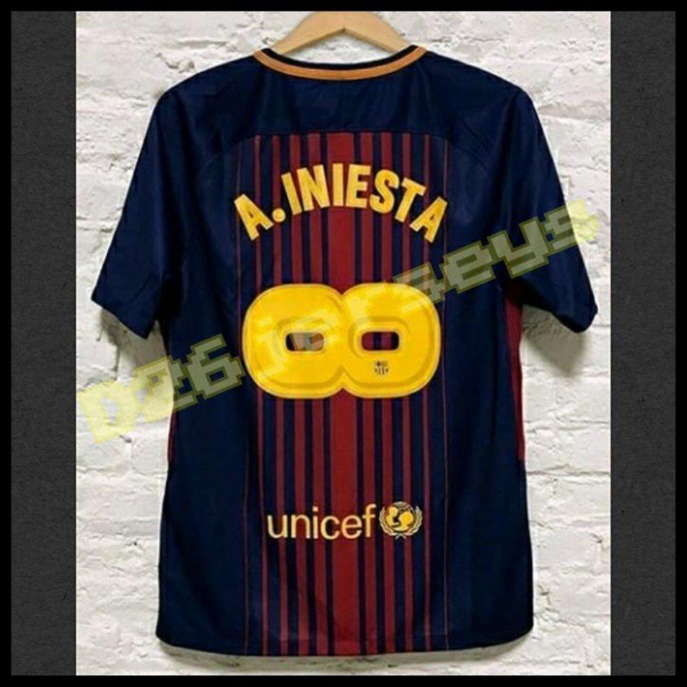 infinite iniesta jersey for sale