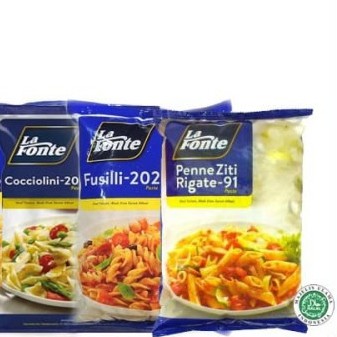 [HALAL] La Fonte Penne Ziti Rigate -91 / Fusilli - 202 450gr