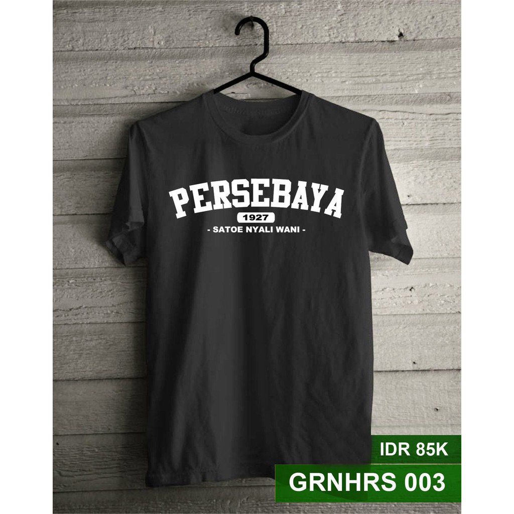 Kaos Tshirt Baju Combed 30 Distro SALAM 1 SATU NYALi Persebaya CURVE Surabaya polos custom indonesia