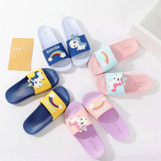 COD sandal karet UNICORN anak dewasa  31 - 40