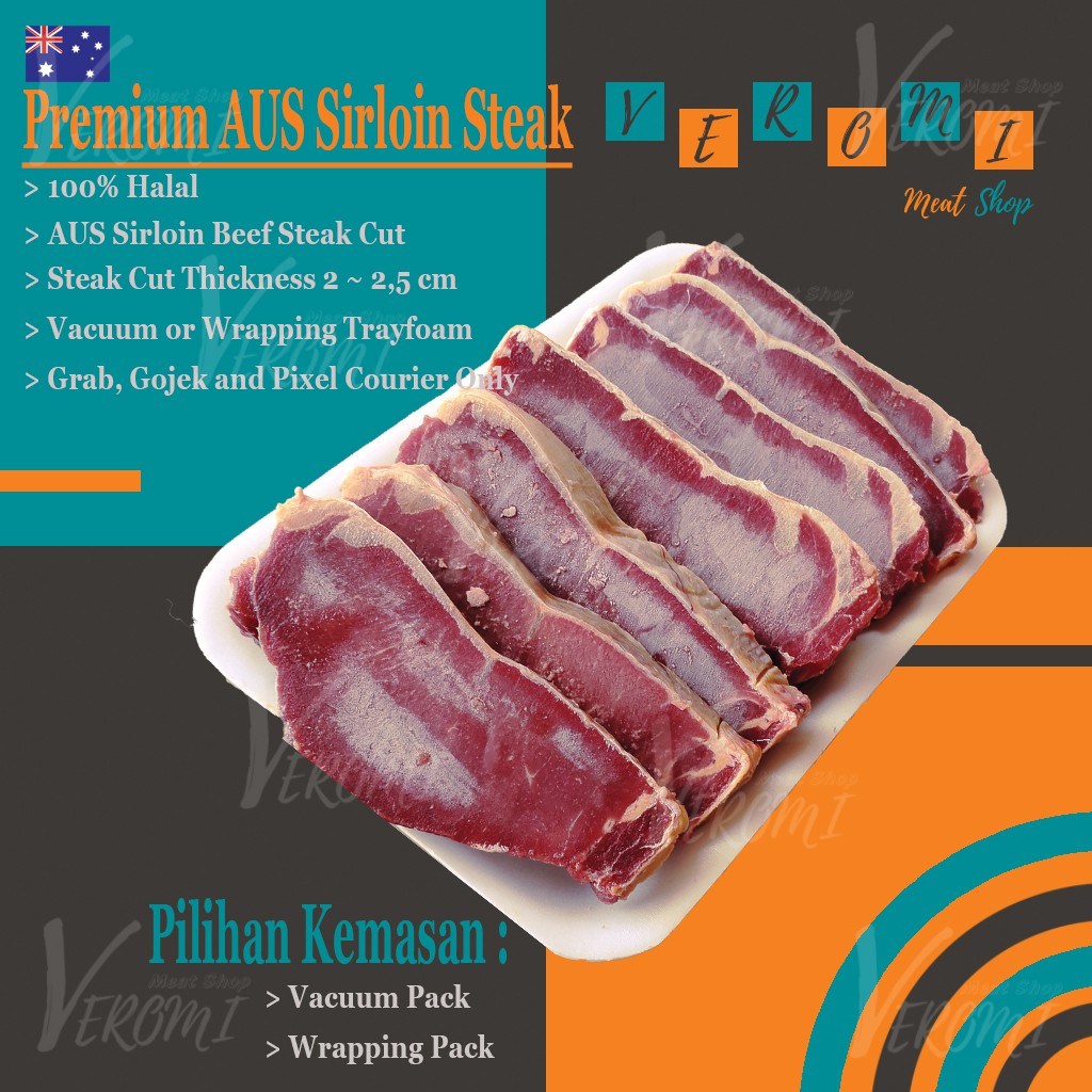 

SIRLOIN STEAK / DAGING SAPI HAS LUAR - IMPORT