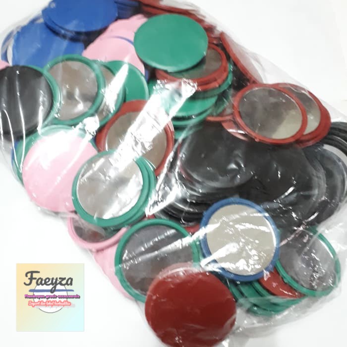 Kaca cermin 12 pcs bulat kecil