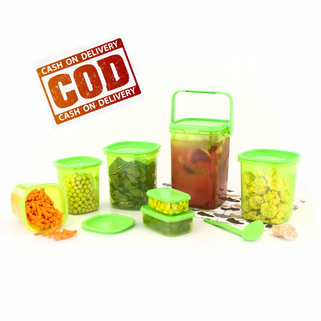 Set Wadah Saji Plastik - Arum Hampers - Set Wadah Es Buah Plastik