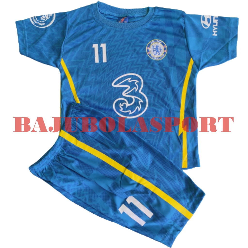 SETELAN KAOS BOLA ANAK USIA 4-6 TAHUN