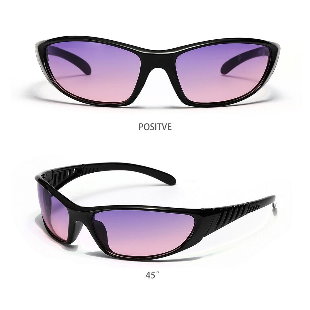 Wonder Aesthetic Y2K Kacamata Hitam Retro Kacamata Pria Shades Sun Glasses