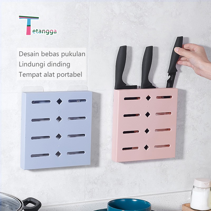 TEMPAT PISAU KOTAK penyimpanan pisau Dapur Model Tempel Dinding Penyimpanan Pisau RH2226