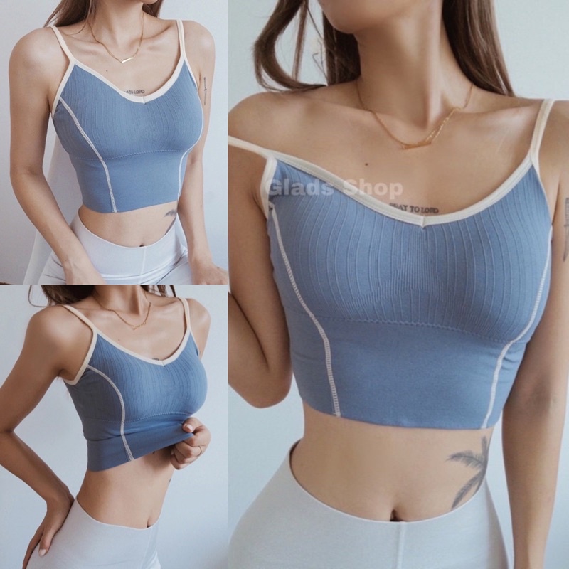 C368 • Low Back Bralette Croptop Bra Import • Fashion Wanita