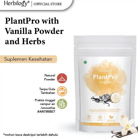 

[COD] Herbilogy PlantPro PowderVanilla 280g (Plant Protein)