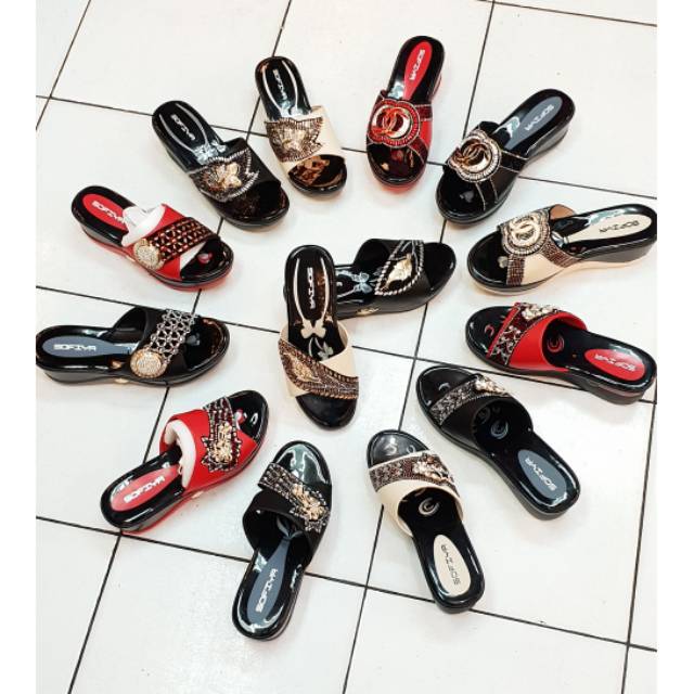 Wedges sofiya selop impor