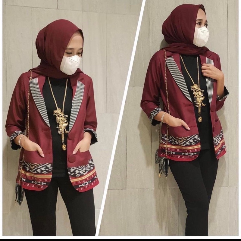 atasan premium lapis furing tricot