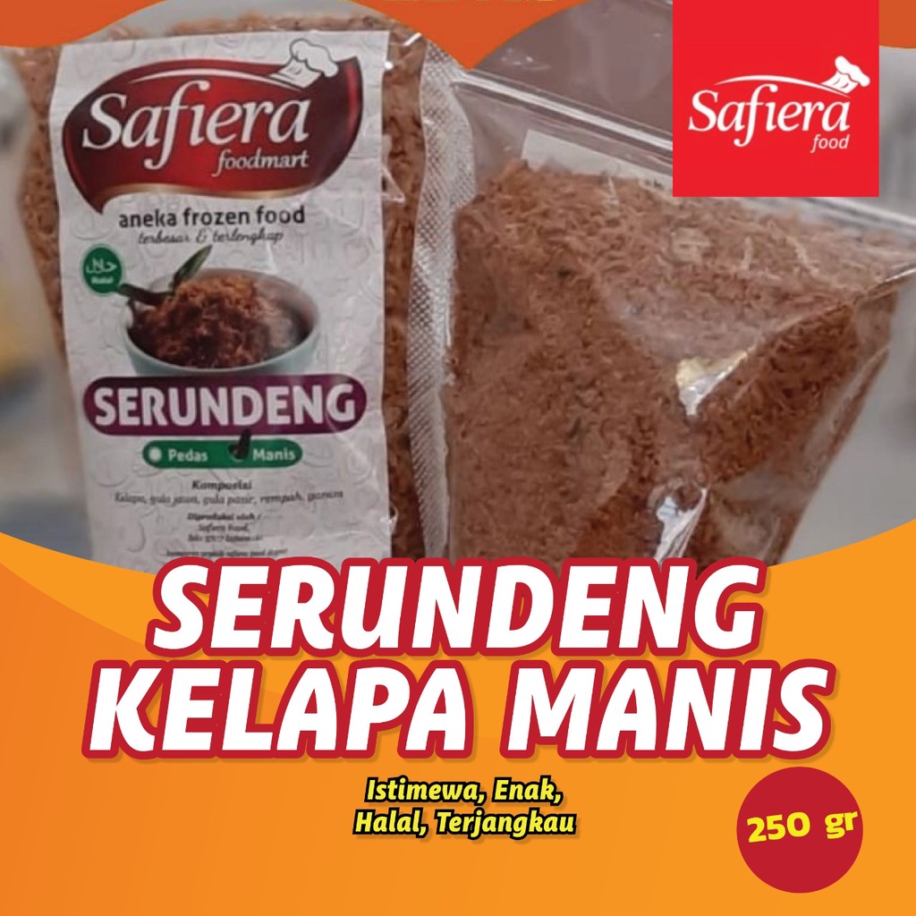 

Serundeng Kelapa Manis Safiera Food