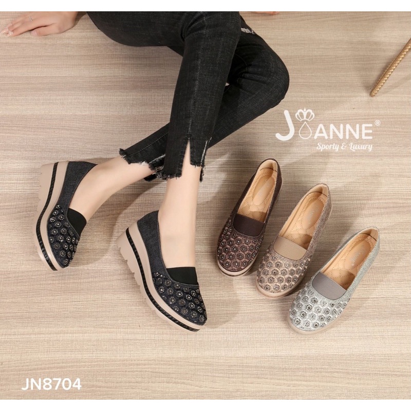 JOANNE Sepatu Wedges Shoes JN8704 [ORIGINAL BRAND]