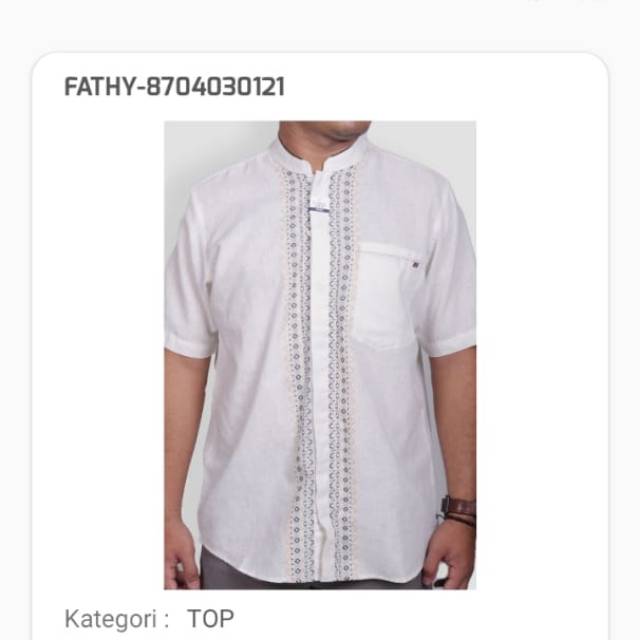 Baju Koko muslim EMBA