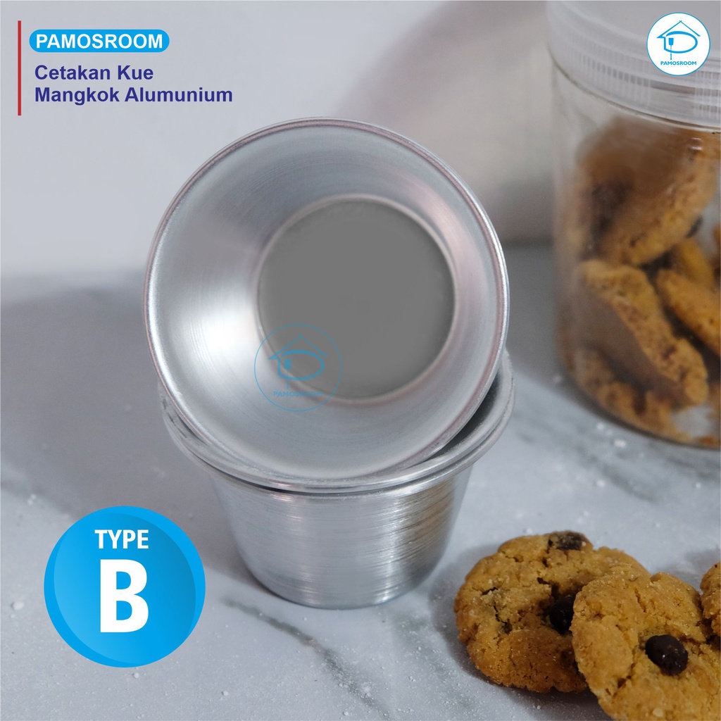 Cetakan Kue Mangkok Kue Bolu Kukus B Cetakan Kue Aluminium Anti Karat