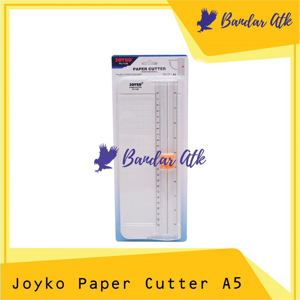 

JOYKO PAPER CUTTER A5 Pemotong Kertas A5 PC-1128 [1 PCS]