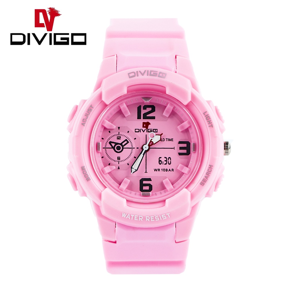 Jam Tangan Wanita Divigo Original D-11B Analog Warna Tahan Air