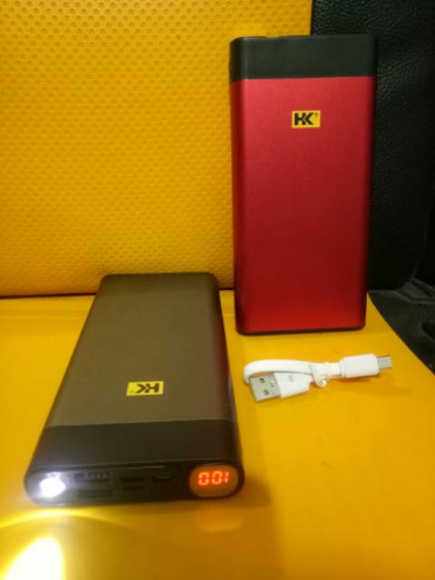 powerbank HK d7 pb hk d7 20.000 MAH . powerbank real ampere pb senter