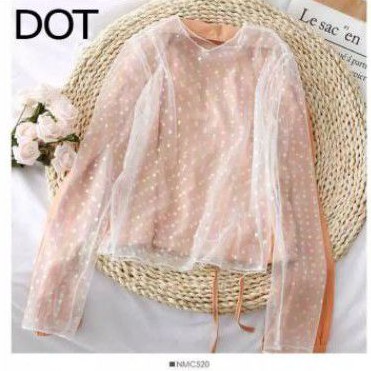 Inner blouse dalaman atasan transparan wanita baju korea