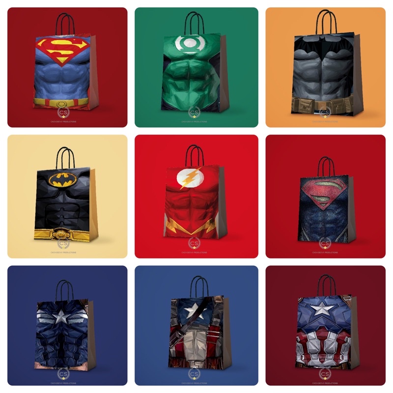 

paper bag avenger/Paper bag kado/paper bag kertas kado/goodie bag/tas kado paper bag/paper bag kado ulang tahun/tas kertas/hampers birthday/souvenir ultah/paperbag custom/paper bag lucu/tas goodie bag/tas kado/kotak kado/kertas kado/bungkus kado