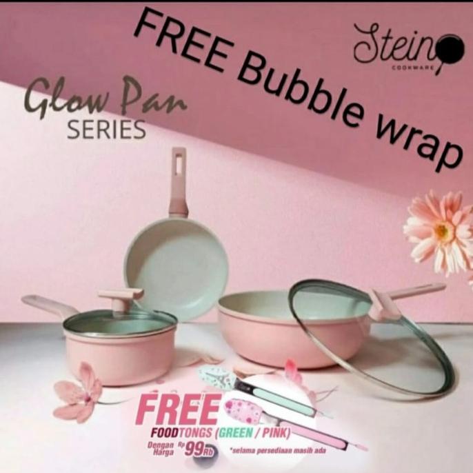 PERALATAN MASAK STEIN COOKWARE PAKET GLOWPAN / STEINCOOKWARE GLOW PAN SERIES PANCI SET PERALATAN DAP