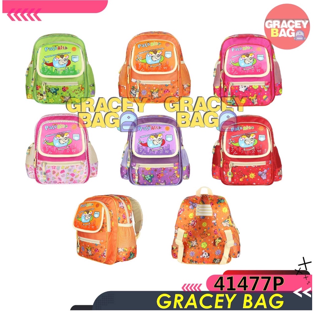 GB-41477P Tas Ransel Anak Perempuan TK / Tas Sekolah Alto