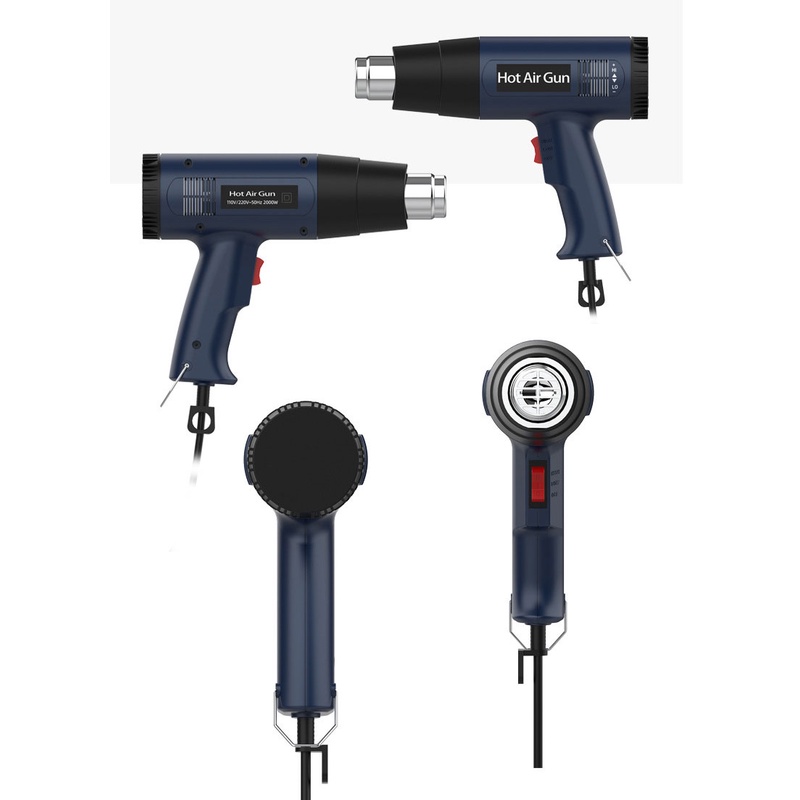 Electric Hot Air Gun Dryer Heat Solder Thermal 2000W/220V +2000W Hot Gun / Hot Air Gun / Heat Gun Hijau / Alat Torch/ Pemanas Skotlet / Heat Gun PISTOL PEMANAS