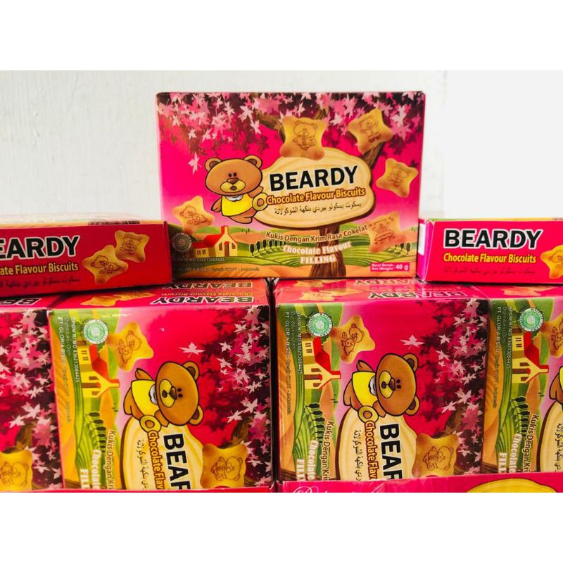 Beardy Biskuit Coklat Hello Panda Cemilan Anak Murah 40gr