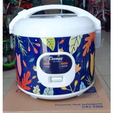 Cosmos Rice Cooker Non Stick CRJ-3301 / Cosmos Ukuran 8 Liter / Cosmos Penanak Nasi Putih