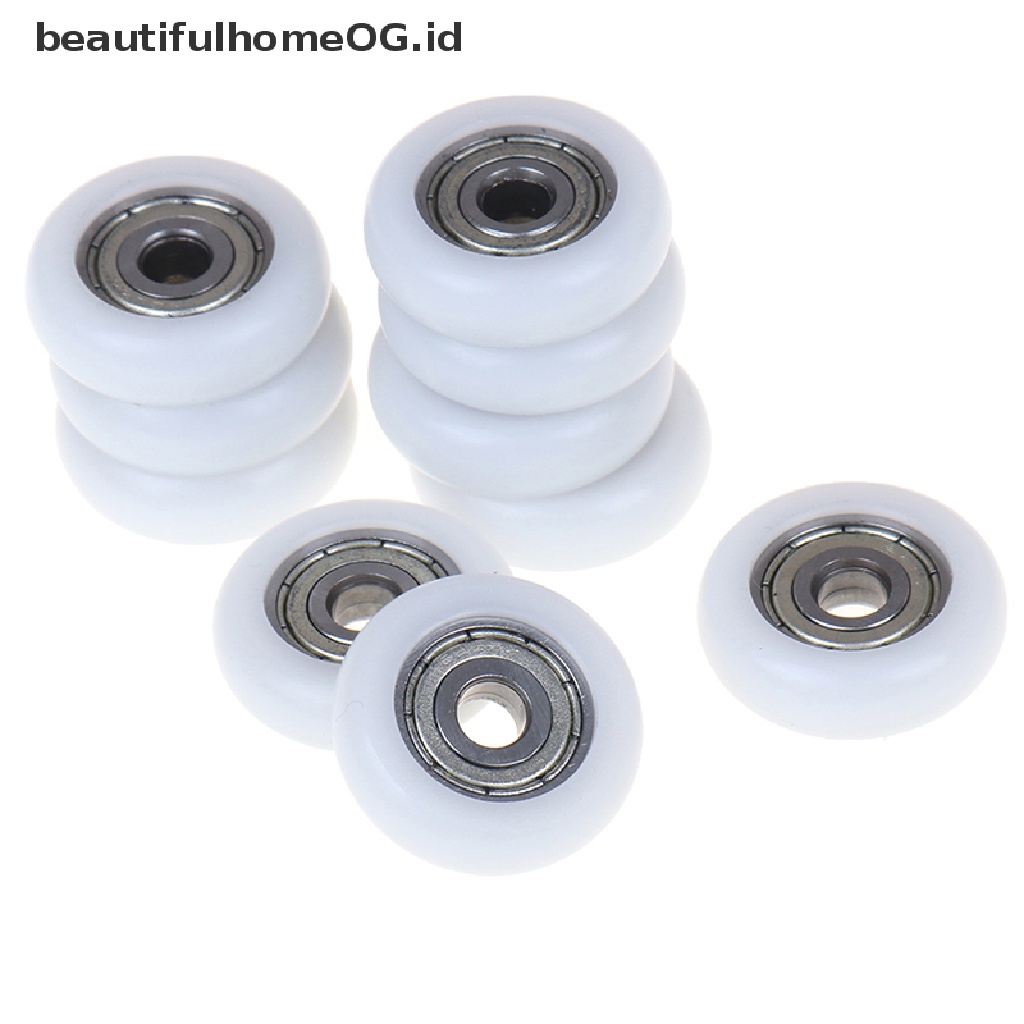 5 / 10 Pcs Roda roller Geser Pengganti Bahan Plastik Untuk Pintu shower