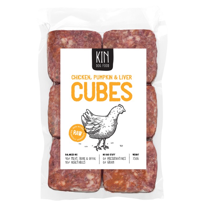 

Chicken pumpkin & liver cubes