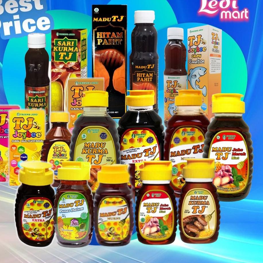 

Official Shop--ORIGINAL Madu TJ Kurma 250gr & 150gr & 500gr BPOM / Madu Tresnojoyo / Madu Kurma / LEDI MART