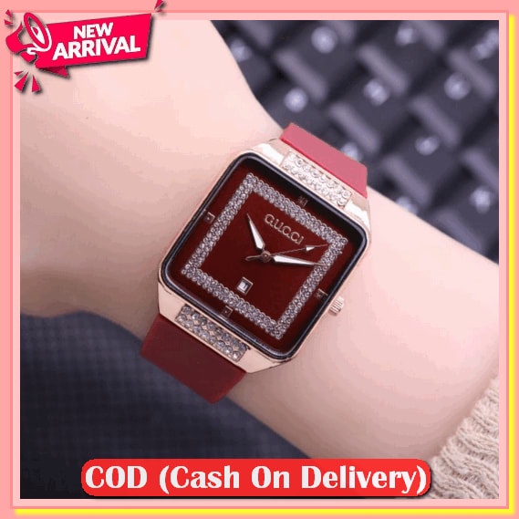 Jam Tangan Wanita Jsm Tangan Mahal Cewek Stenlis Pesta Mewah Simple Anti Air & Luntur Keren Bermerek