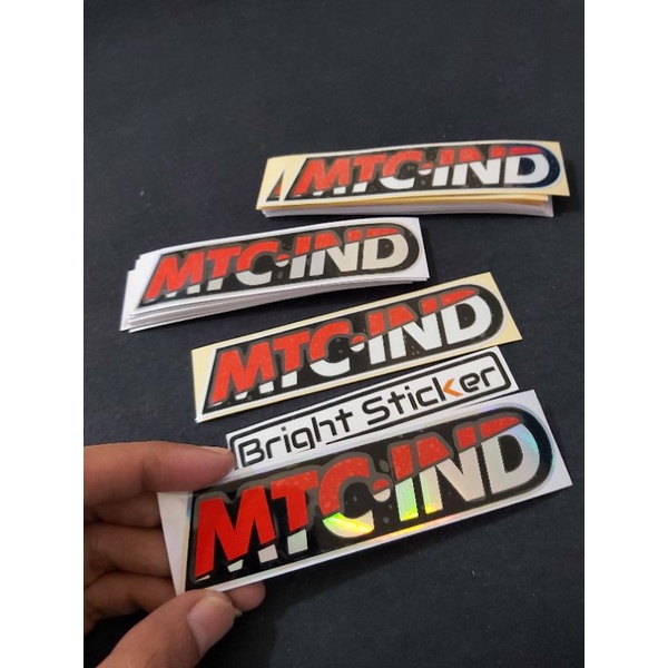 STICKER MATIC INDODONESIA MTC.IND CUTTING