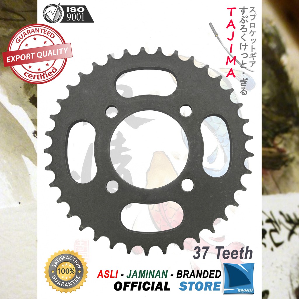 Gigi Tarik 36T ~ 45T SUZUKI RGR, GP 125 Gir Belakang - Rear Sprocket Gear TAJIMA