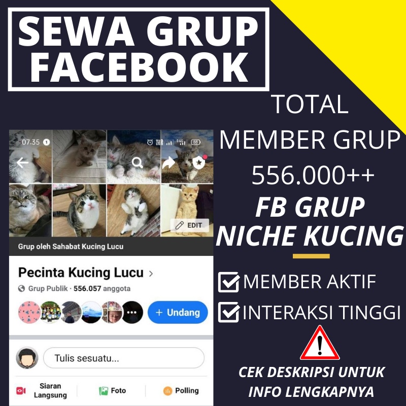 PROMO JASA SEWA GRUP FACEBOOK / SEWA GROUP FB