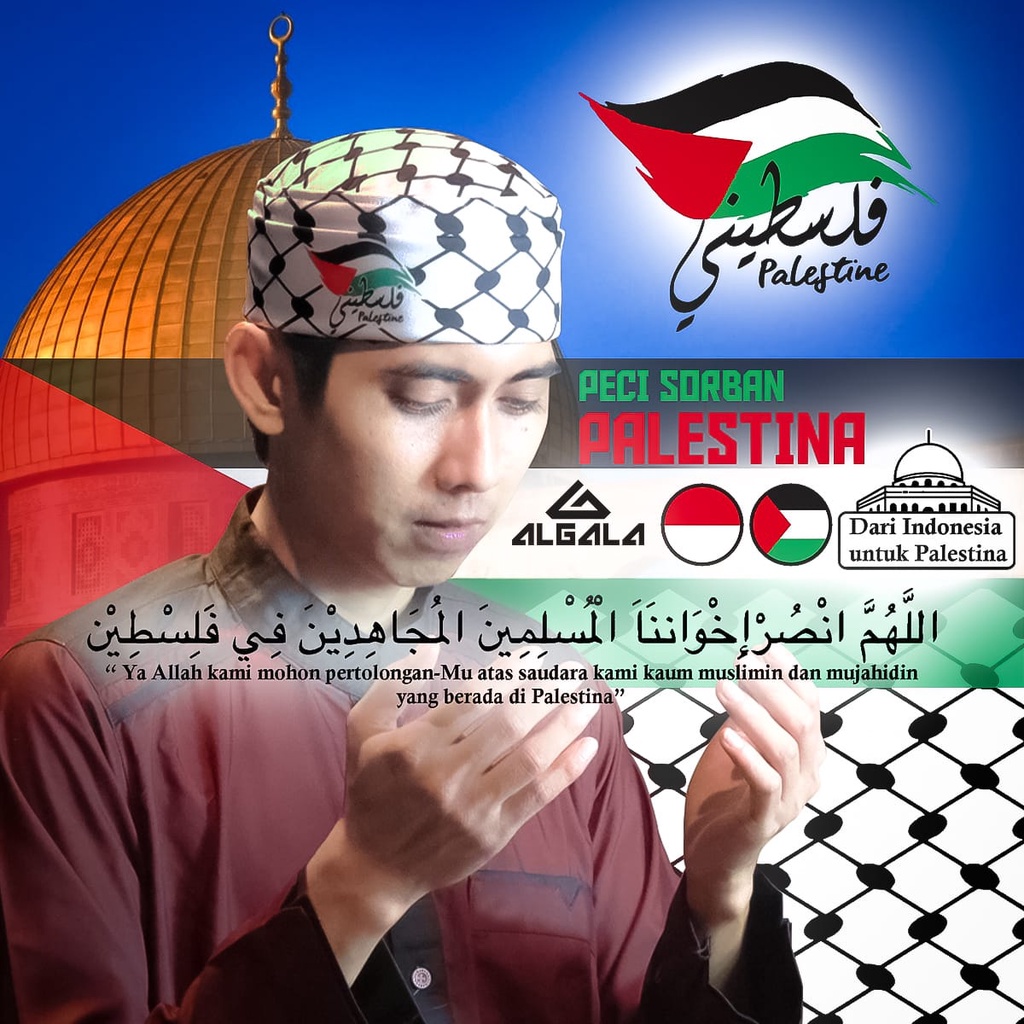 Peci Mesir Palestina, Peci Dewasa, Peci anak, Peci Kupluk, Peci Sorban