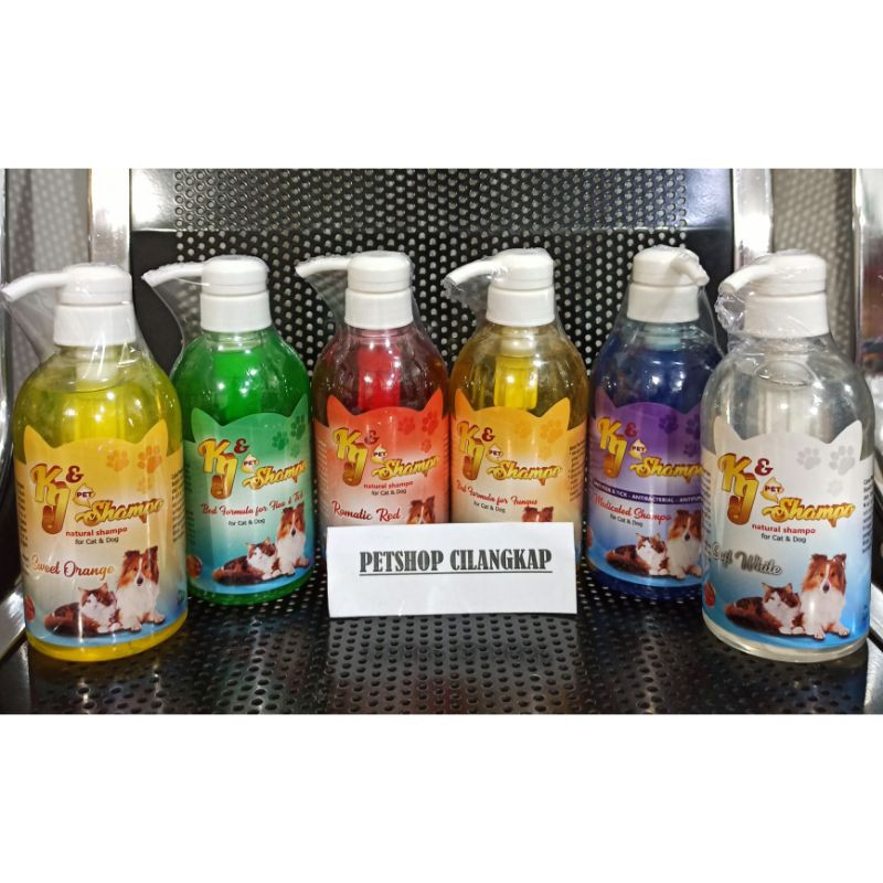 sampo kucing 500 ml shampo anjing sampo k&amp;j all varian