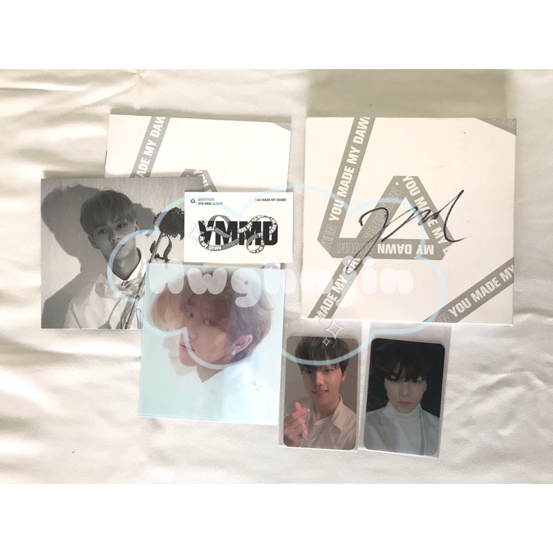 WTS SEVENTEEN OFFICIAL LIGHTSTICK CARAT BONG VER 2 & SIGNED ALBUM YOU MADE MY DAWN UNSEALED BEACH TO